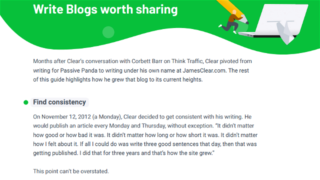Book excerpt on blogging